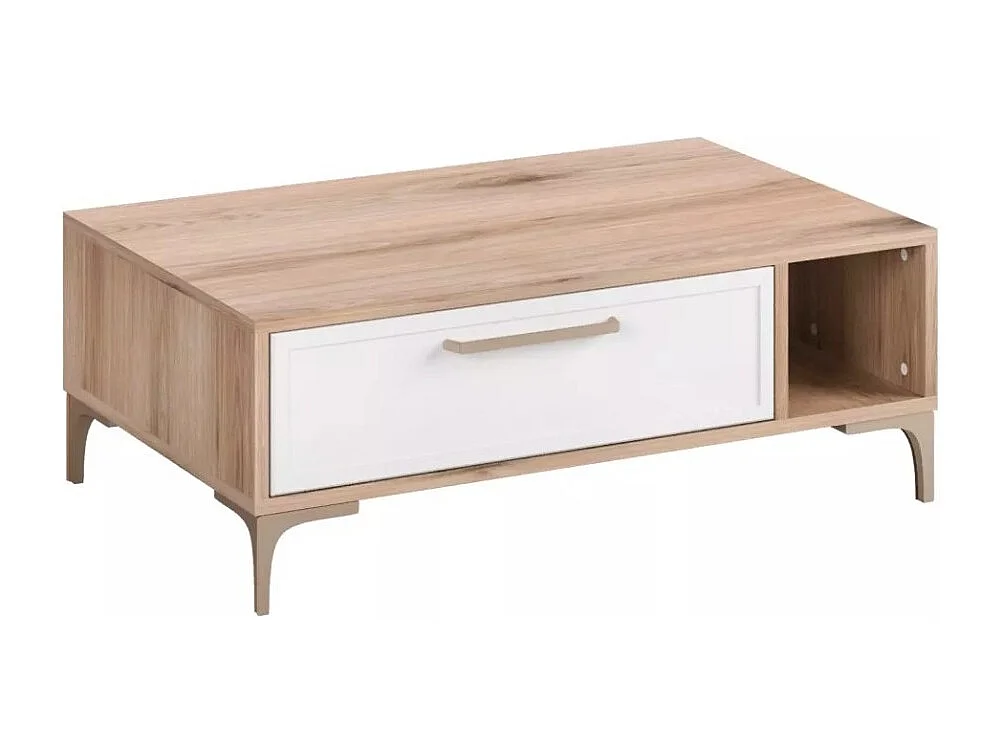 Couchtisch Alba/Sperrholz/Metall/Grün&Braun