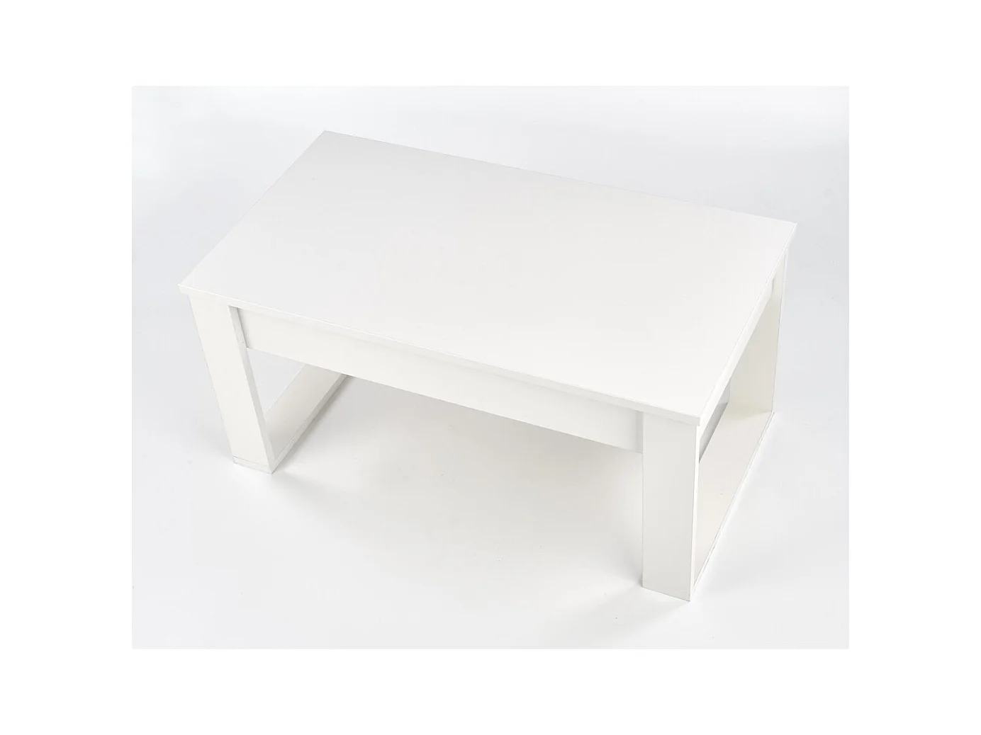 Cochtisch Nea Lux/Furnierte Möbelplatte/Weiß