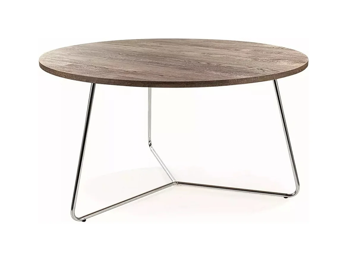 Table basse Alta/placage/Métal/Marron