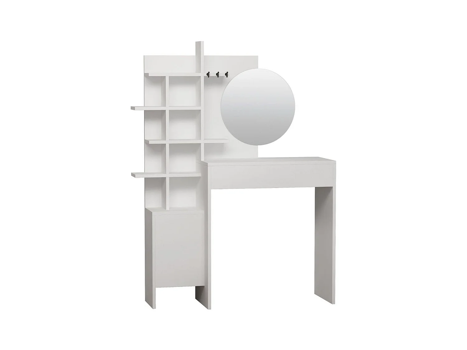 Coiffeuse 10 étagères 1 porte H151 cm - MUP