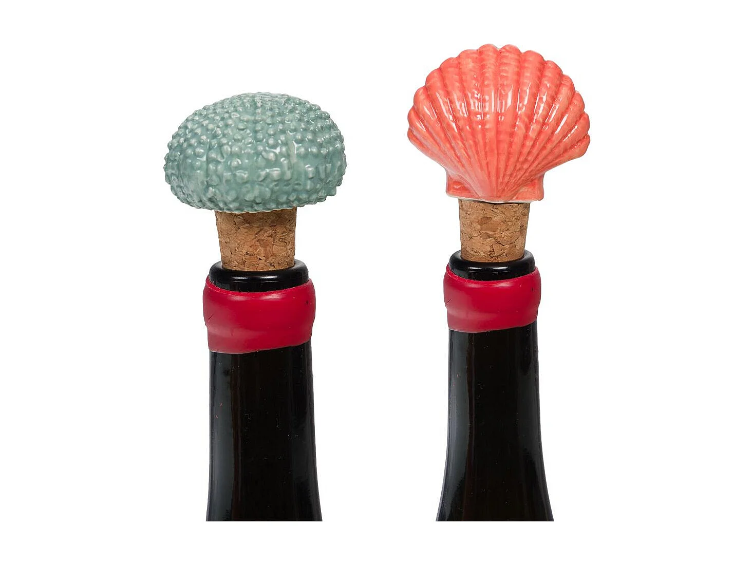 Coffret de 2 bouchons déco mer