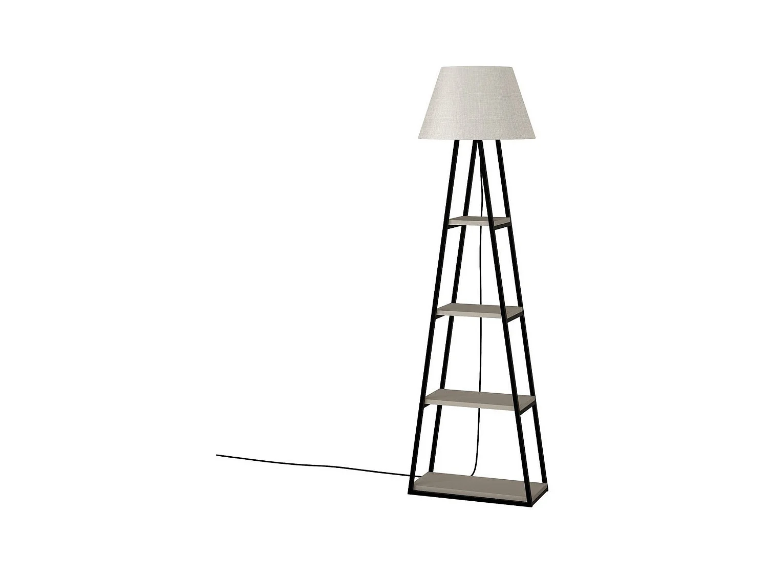 Lampe avec 4 étagères H165 cm - PAL