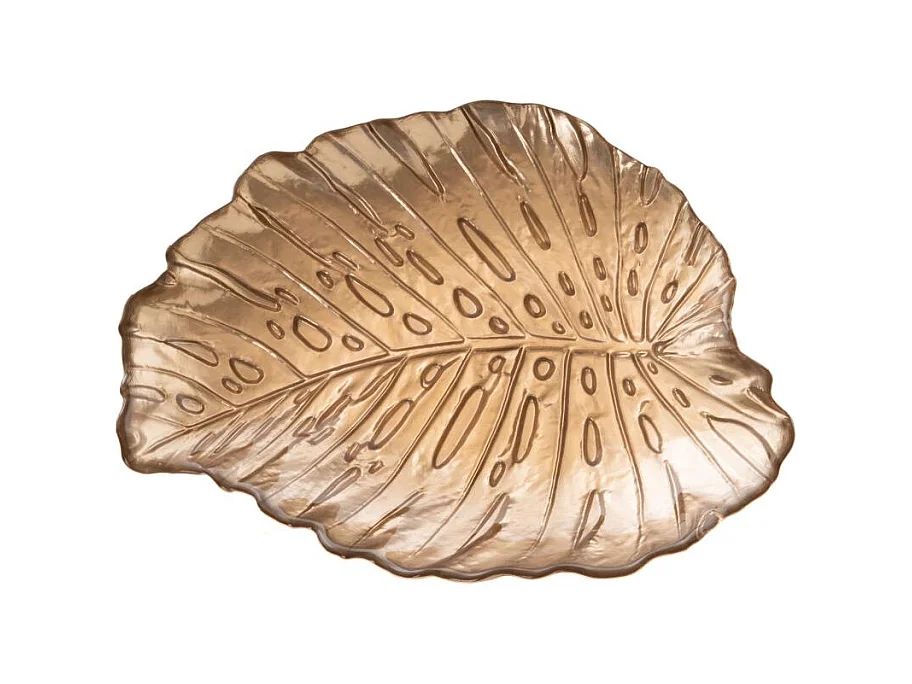 Plat Jungle doré 28 cm