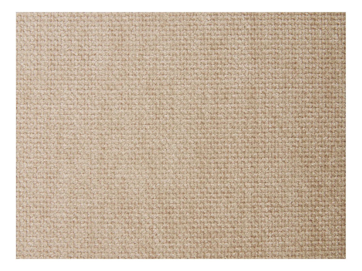 Set med 6 stolar i tyg och gummiträ - Beige - FALDRA