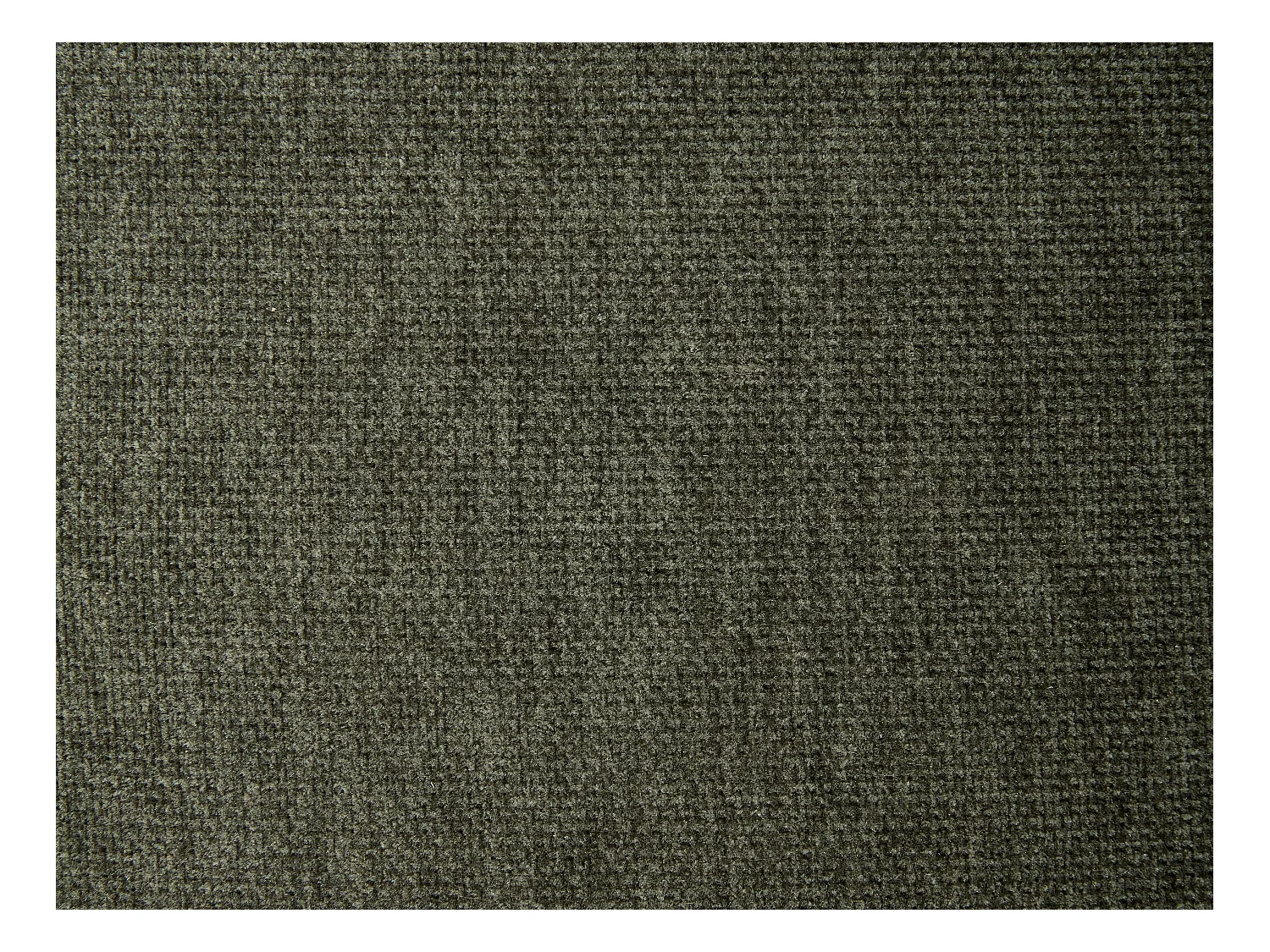 Lot de 6 chaises en tissu et bois d'hévéa - Vert - FALDRA