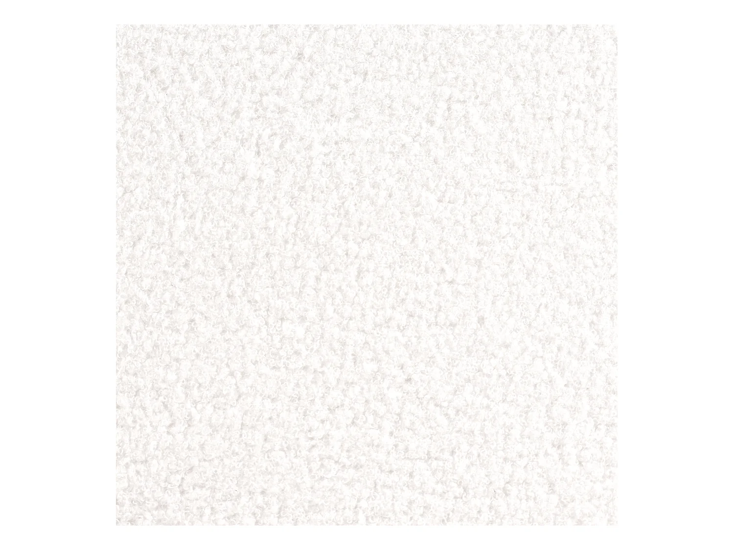 Pouf de rangement RICHEY Bouclé Blanc cassé