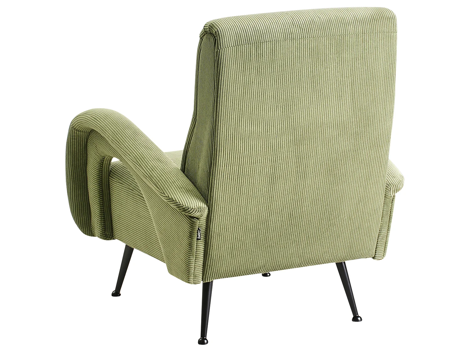 Fauteuil SVALOV Velours côtelé Vert