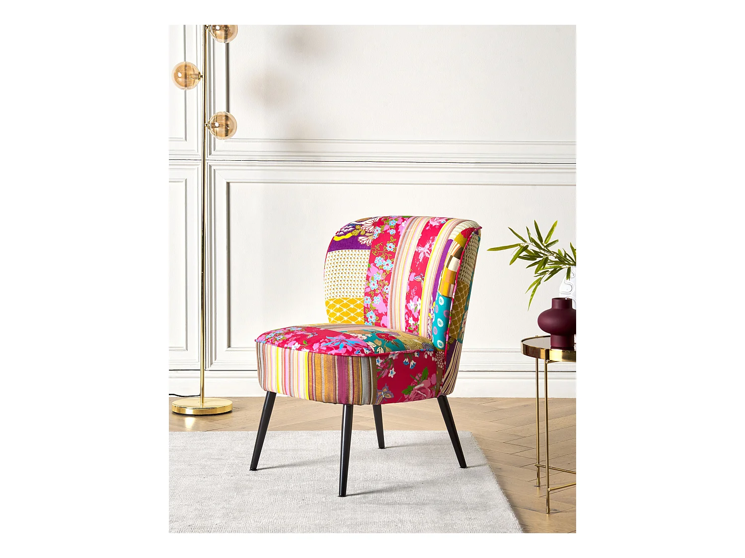 Fauteuil VOSS Tissu Multicolore