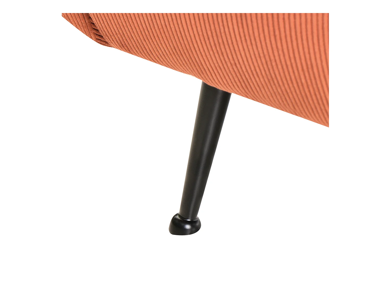 Fauteuil SVALOV Velours côtelé Orange