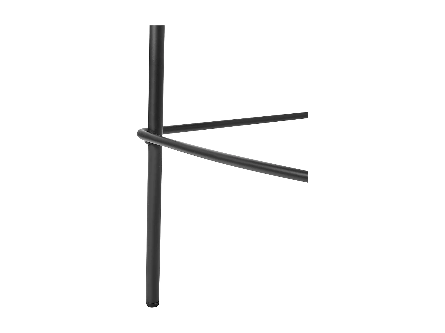 Lot de 2 chaises de bar DUETTE Velours Beige clair