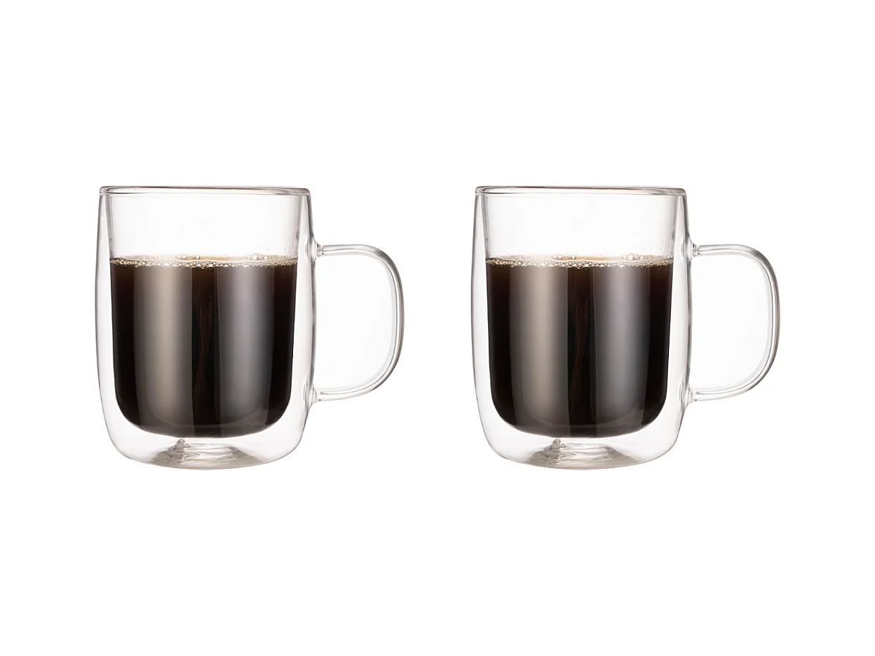 2 mugs à thé double paroi - 250ml