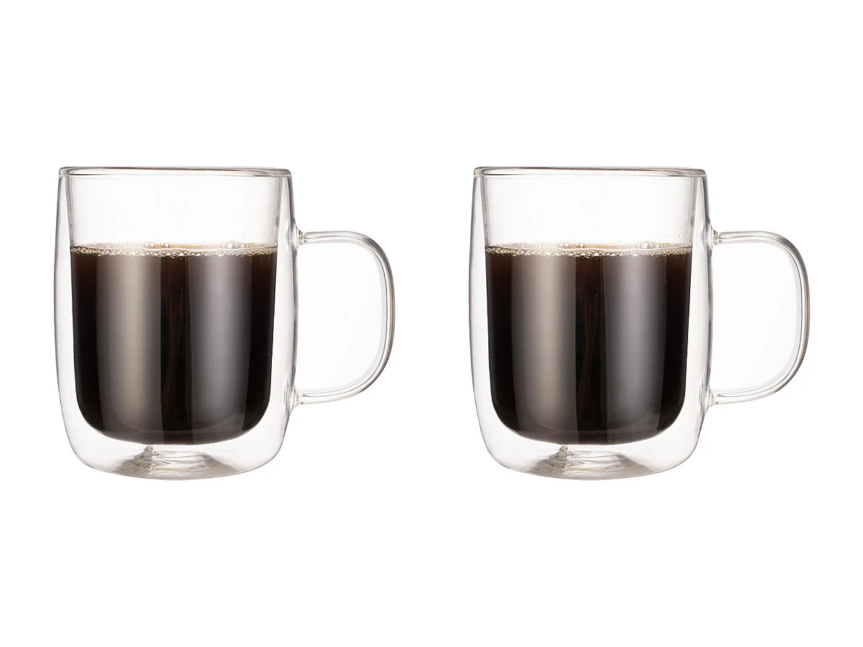 2 mugs à thé double paroi - 250ml