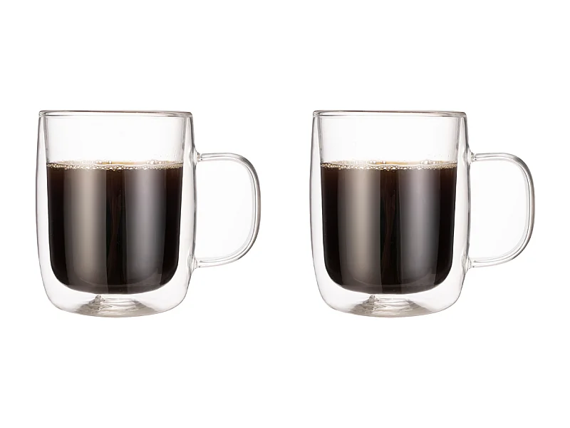2 mugs à thé double paroi - 250ml