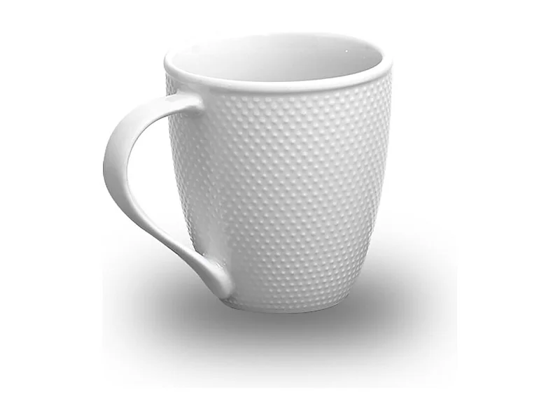 Lot de 6 mugs blanc - "Serenity"