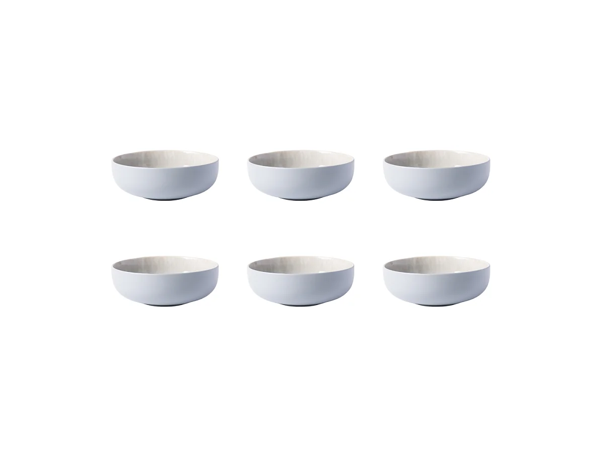Lot de 6 bols bleu - "Iris"