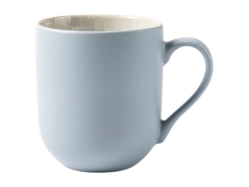 Lot de 2 mugs bleu - "Iris"