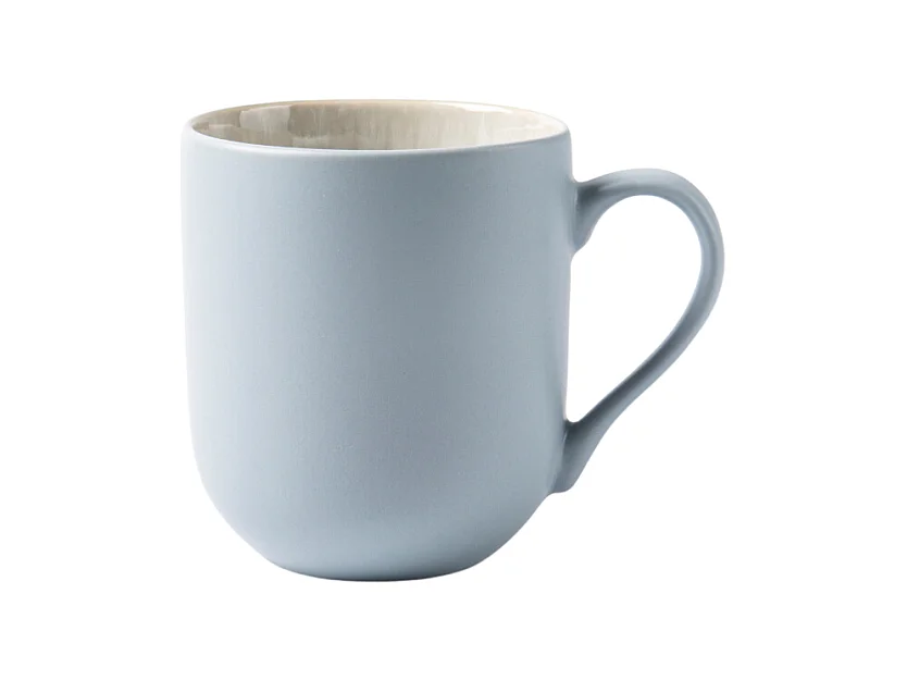 Lot de 2 mugs bleu - "Iris"