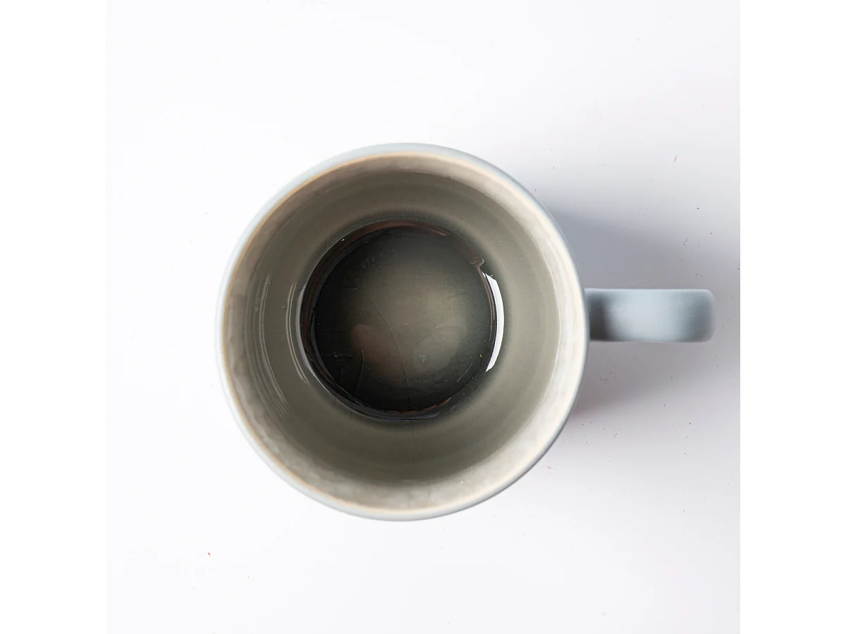 Lot de 2 mugs bleu - "Iris"