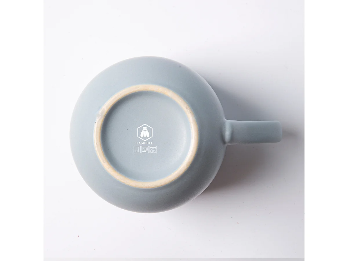 Lot de 2 mugs bleu - "Iris"