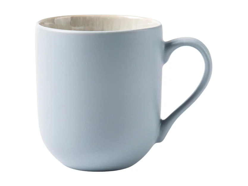 Lot de 2 mugs bleu - "Iris"