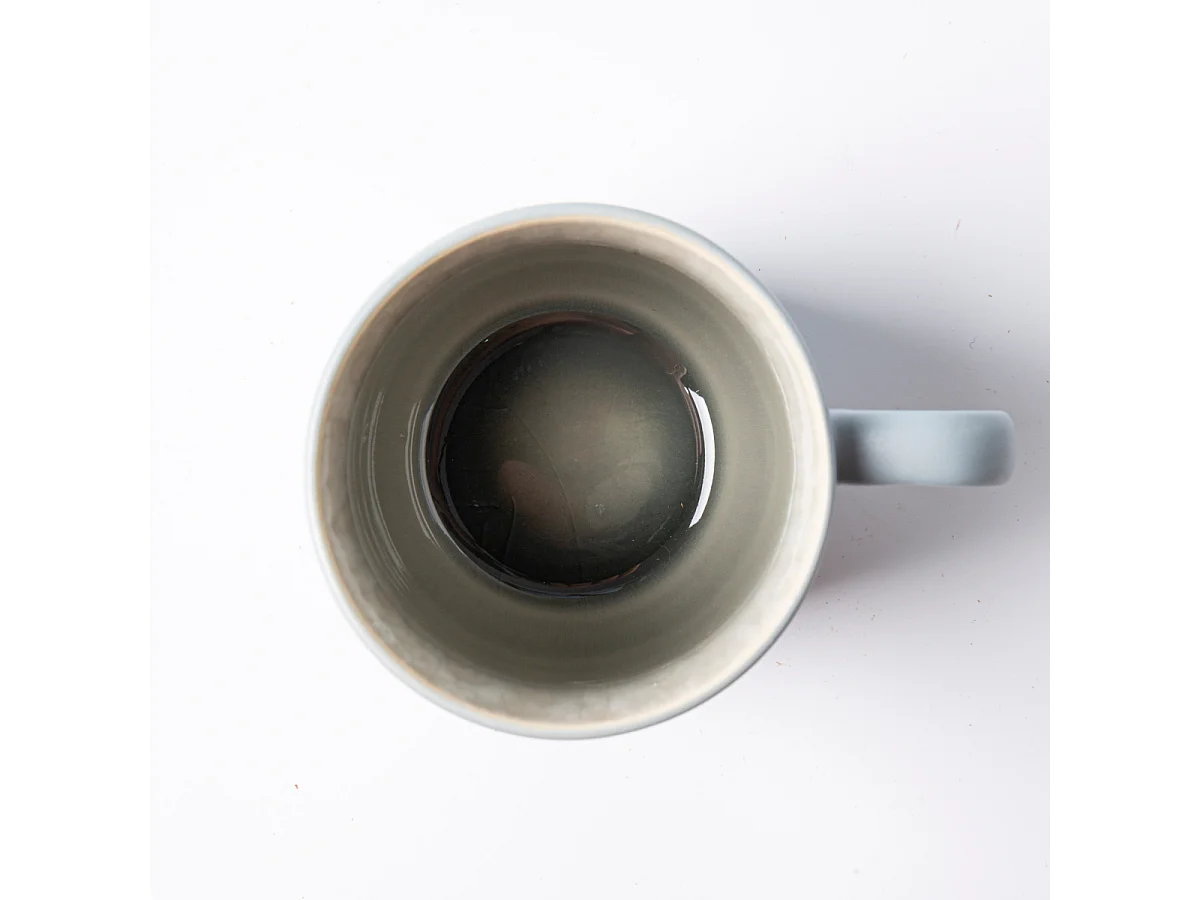 Lot de 2 mugs bleu - "Iris"