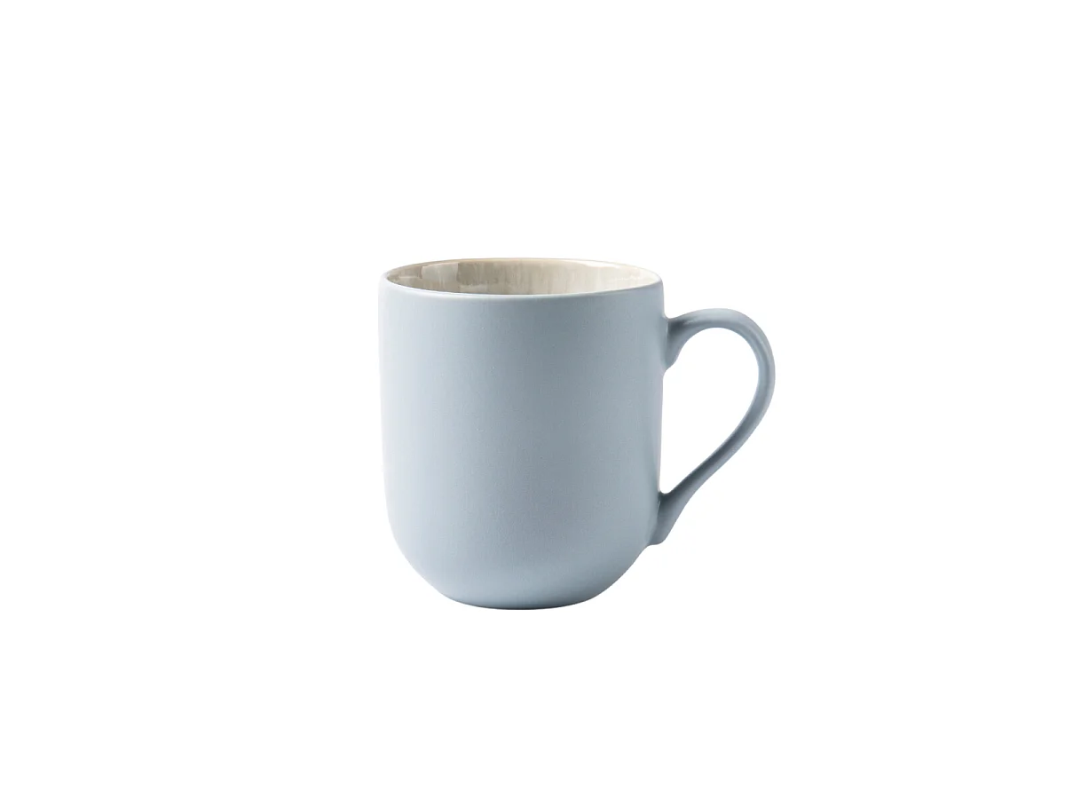Lot de 2 mugs bleu - "Iris"