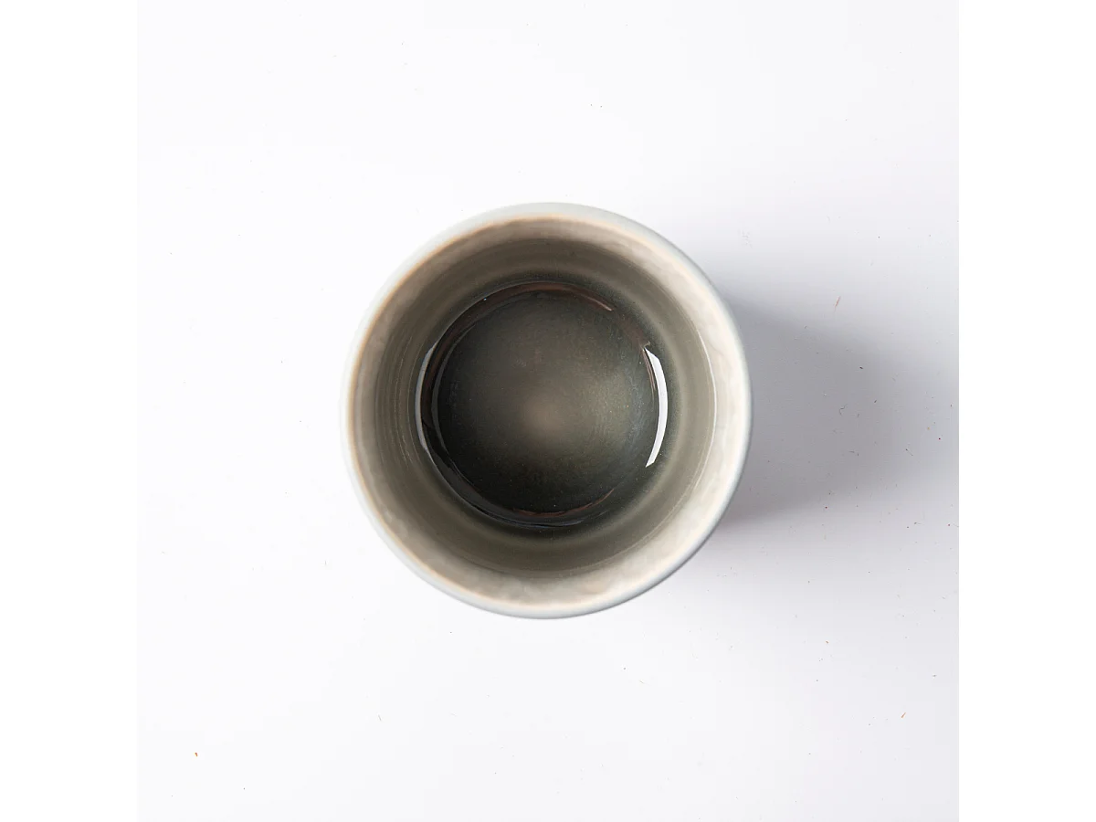 Lot de 4 tasses bleu - "Iris"