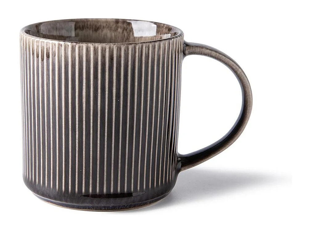 Lot de 2 mugs marron - "Cappuccino"