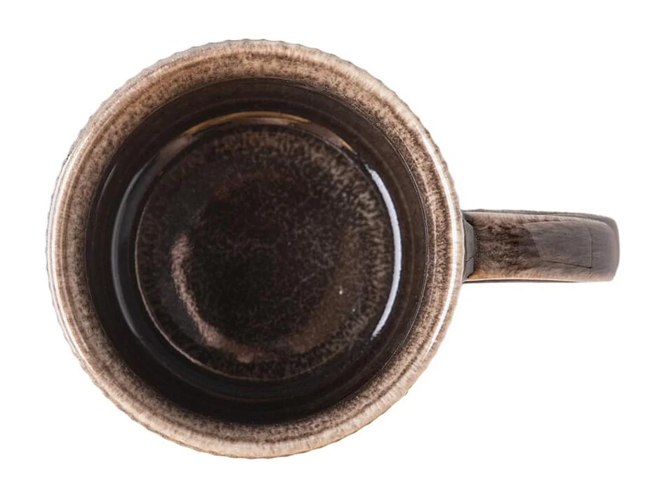 Lot de 2 mugs marron - "Cappuccino"