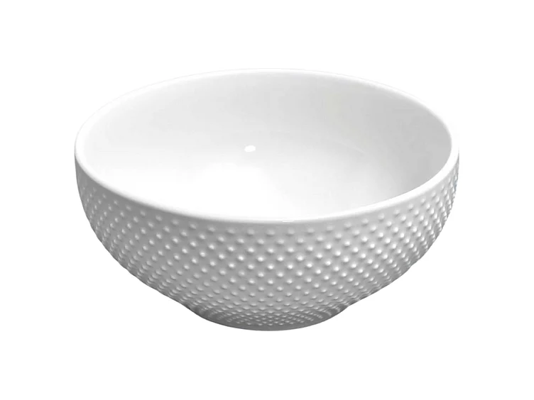 Lot de 6 bols blanc - "Serenity"