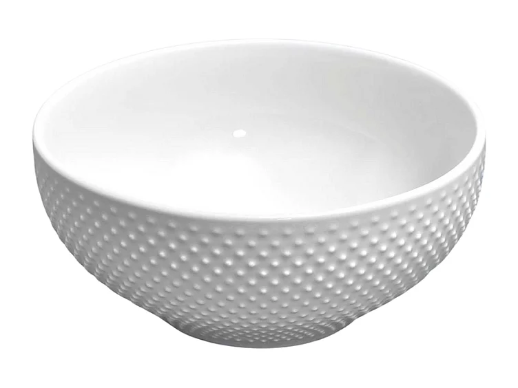 Lot de 6 bols blanc - "Serenity"