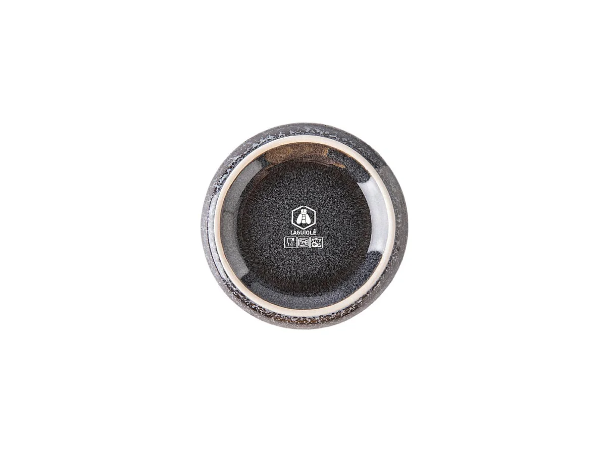 Lot de 4 tasses noir - "Charbon"