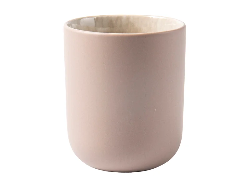 Lot de 4 tasses taupe - "Iris"