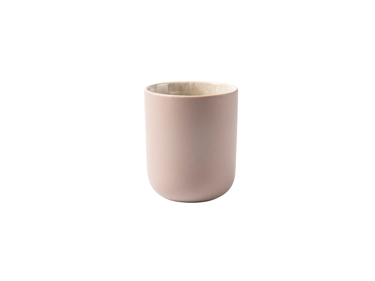 Lot de 4 tasses taupe - "Iris"