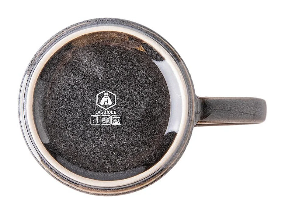 Lot de 2 mugs noir - "Charbon"