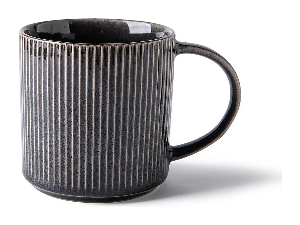 Lot de 2 mugs noir - "Charbon"