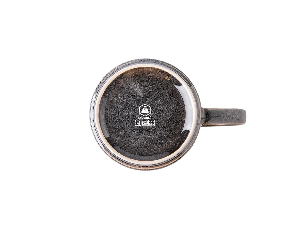Lot de 2 mugs noir - "Charbon"