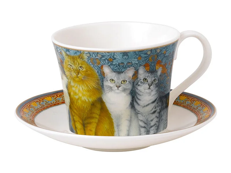 Ensemble déjeuner Chat Ivory 45 cl