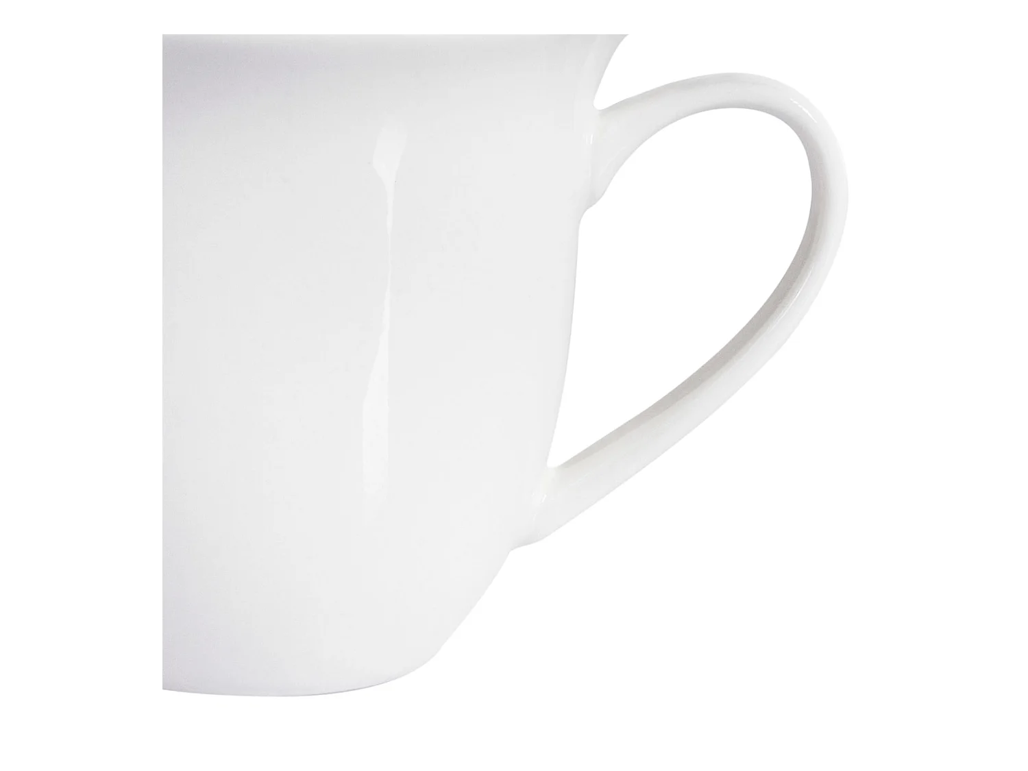 Lot de 8 tasses avec soucoupes ELDERBERRY Porcelaine Blanc