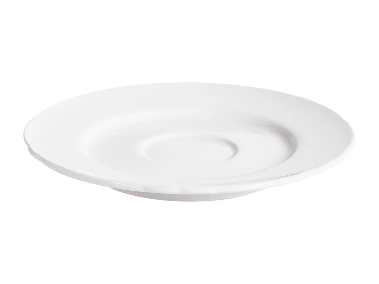 Set aus 8 Tassen mit Untertassen Tee Kaffee Porzellan Hochglanz Weiß Elderberry