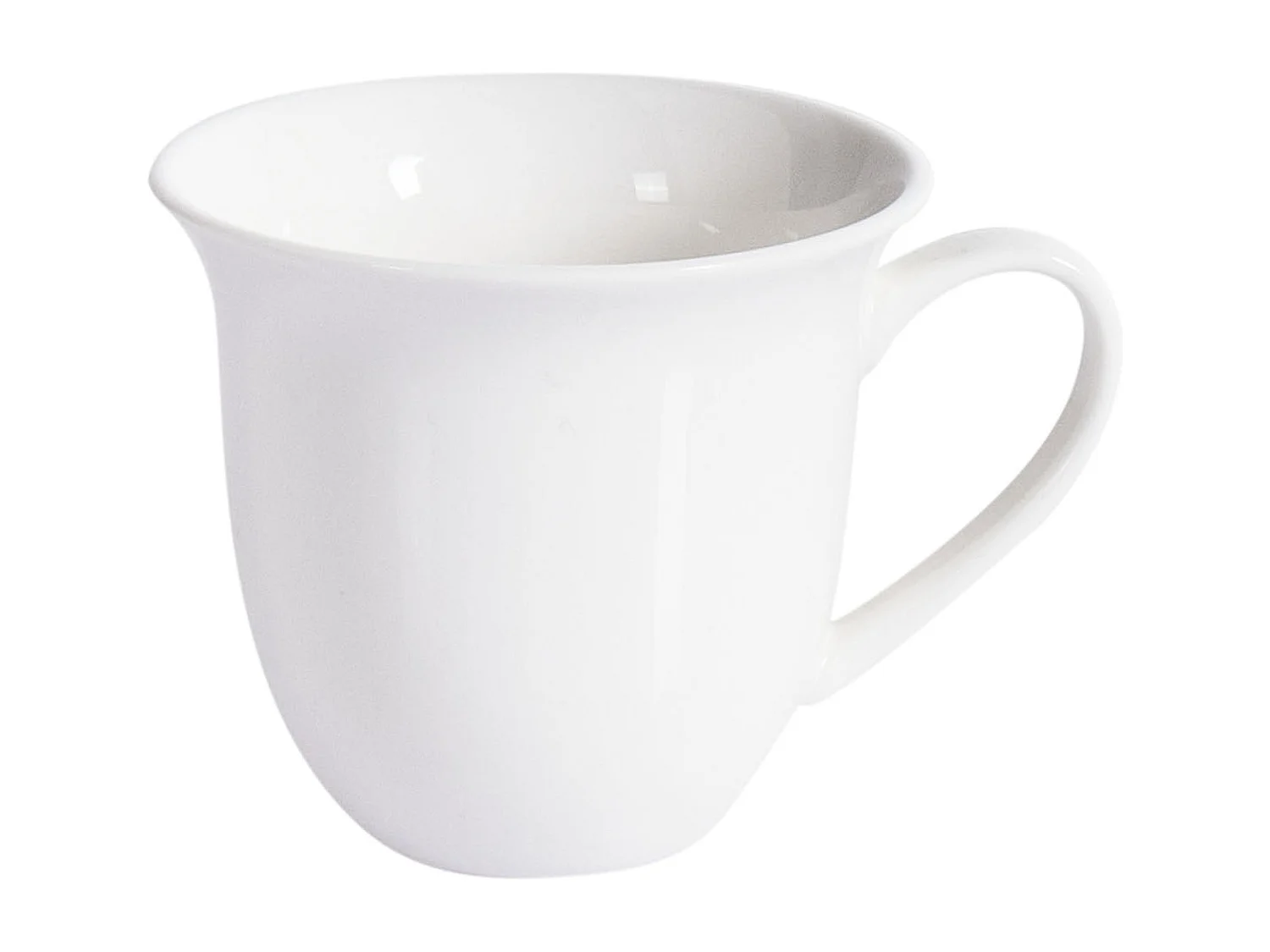 Lot de 8 tasses avec soucoupes ELDERBERRY Porcelaine Blanc