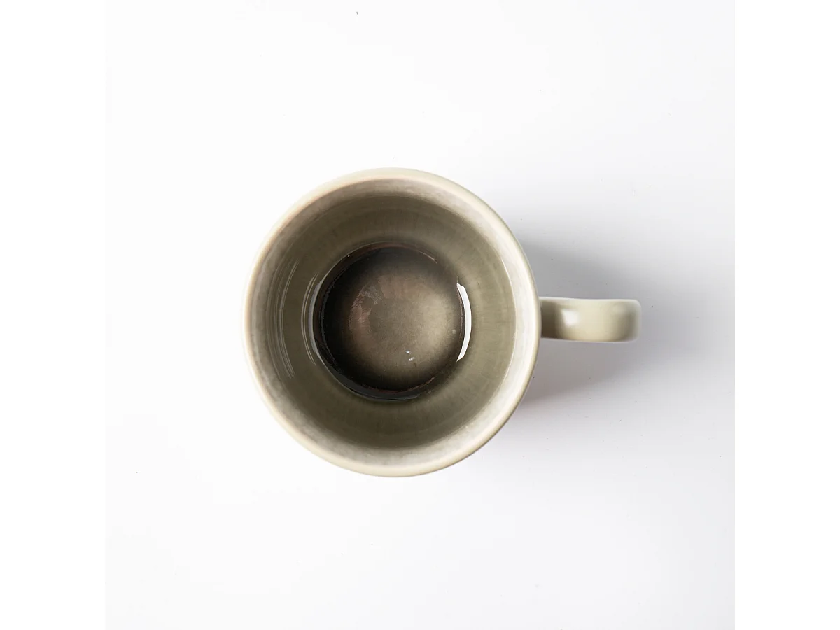 Lot de 2 mugs vert - "Iris"