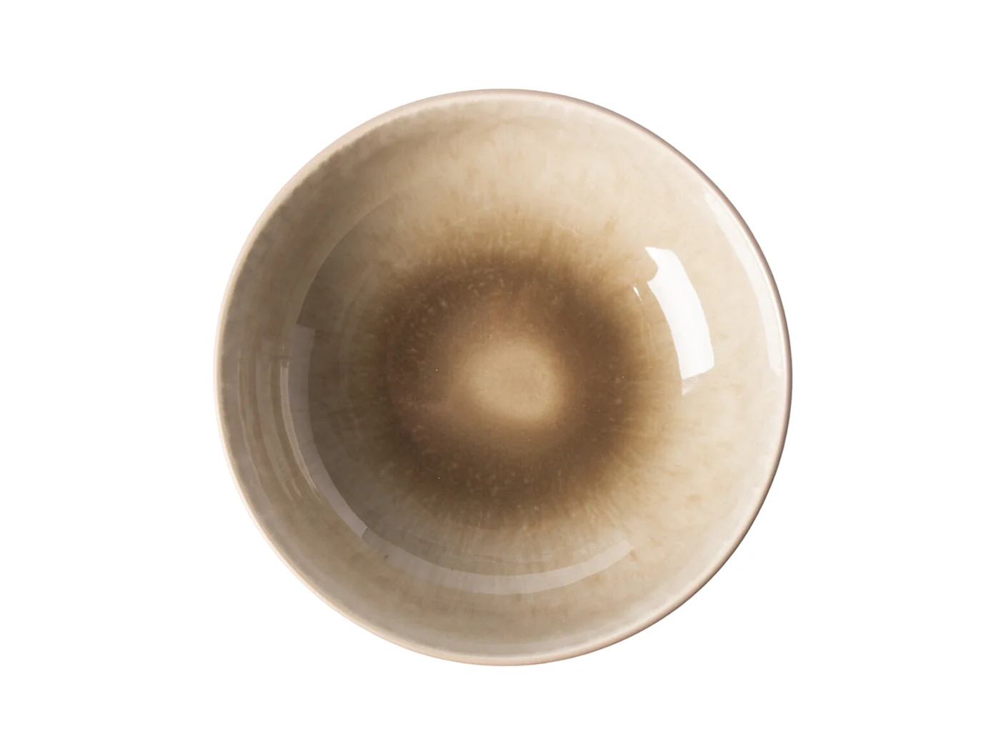 Lot de 6 bols taupe - "Iris"