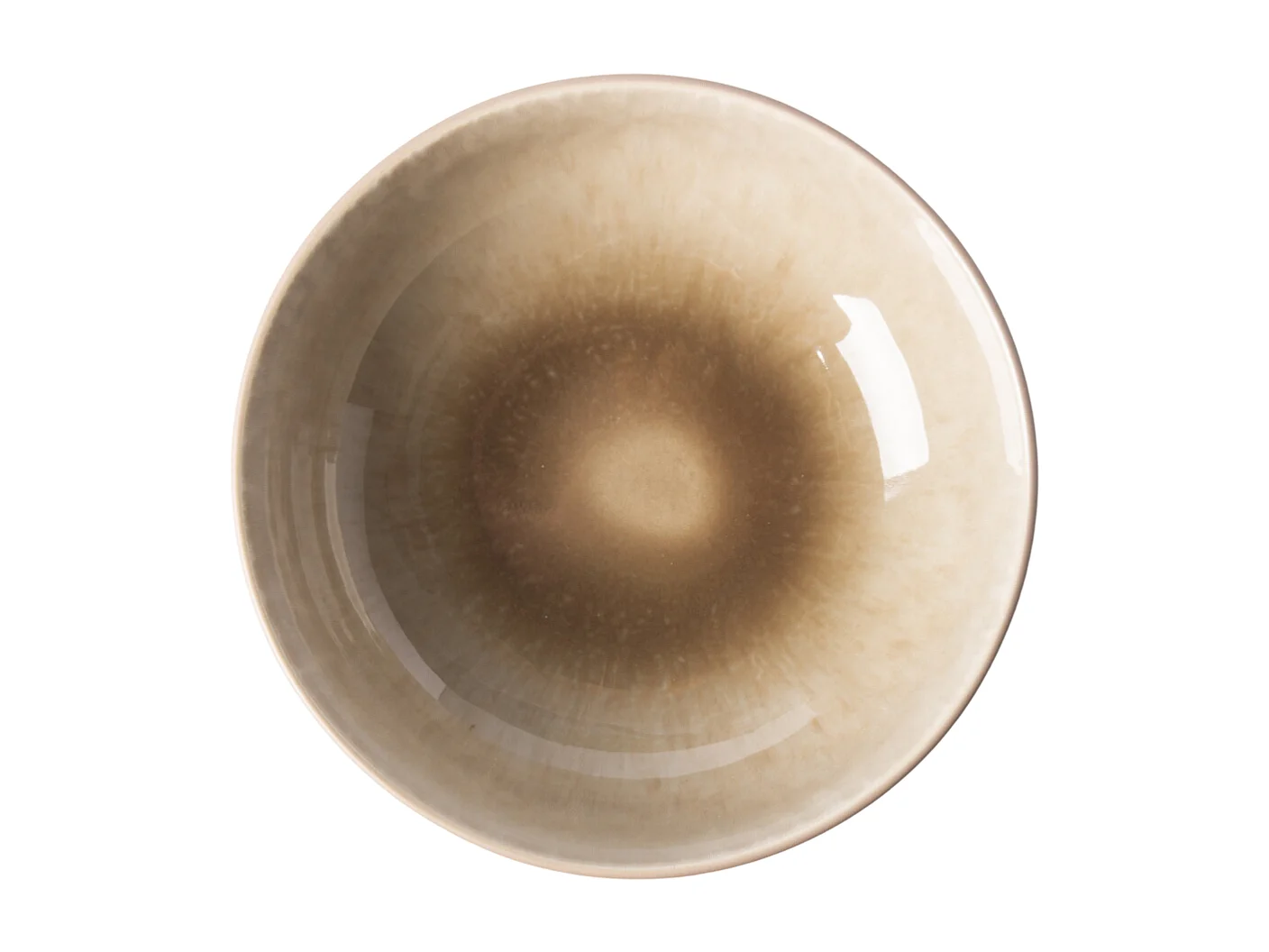 Lot de 6 bols taupe - "Iris"