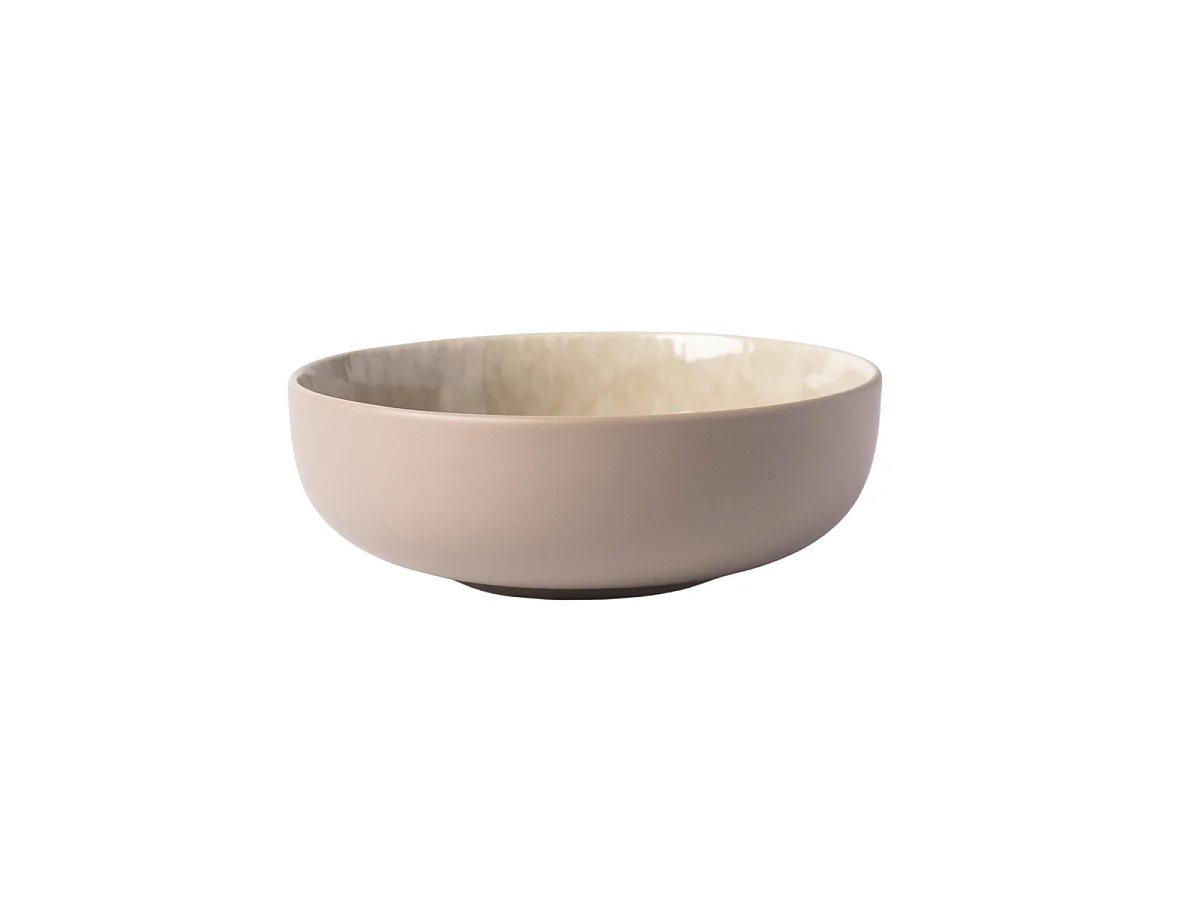 Lot de 6 bols taupe - "Iris"