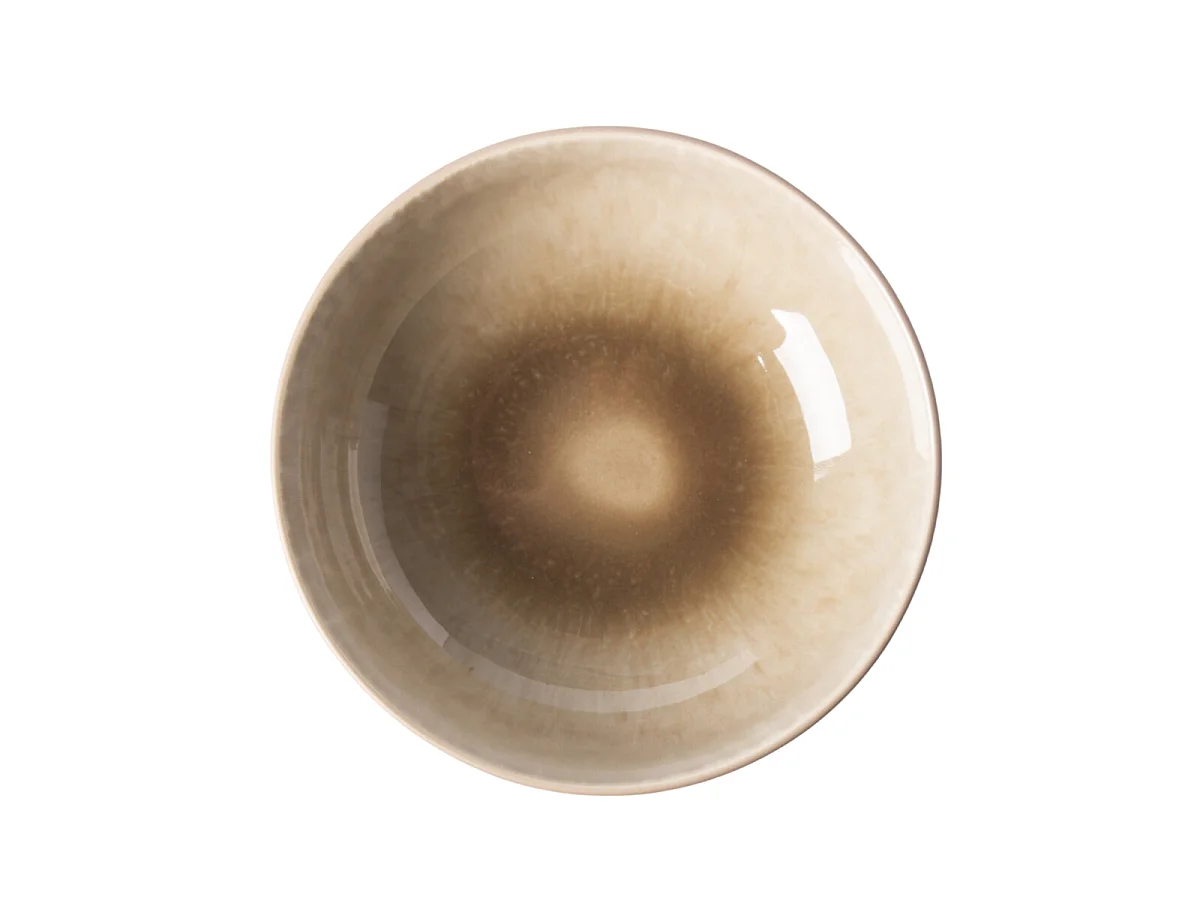 Lot de 6 bols taupe - "Iris"