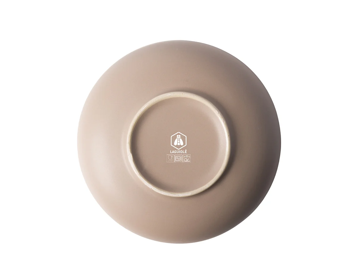 Lot de 6 bols taupe - "Iris"