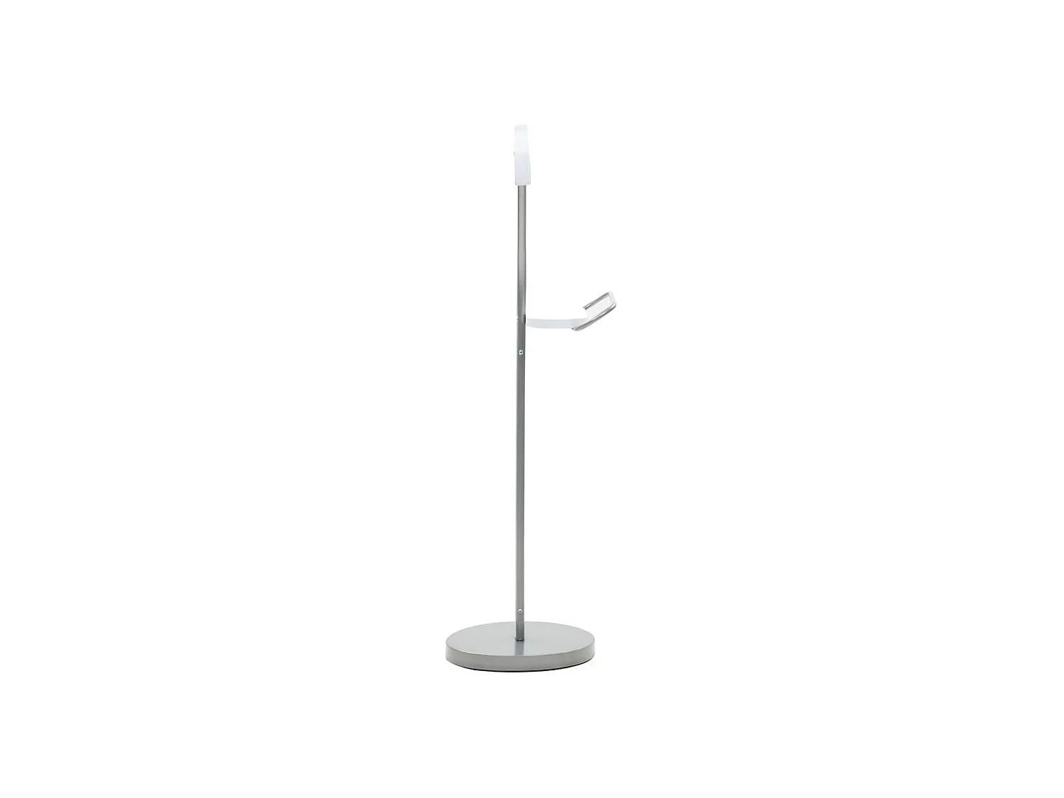 Biały Stojak na Ubrania 45 x 35 x 107 cm z Półką i LED