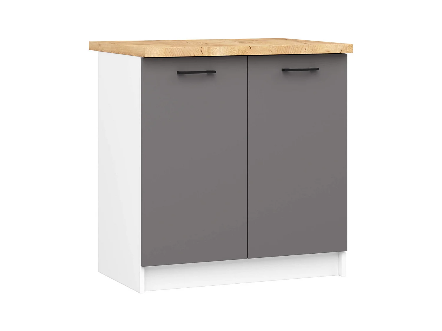 Plan de travail pour la cuisine basse AKORD S80 OLIWIA Chêne Craft 80 cm couleur Chêne Craft 80x60x3,2 cm