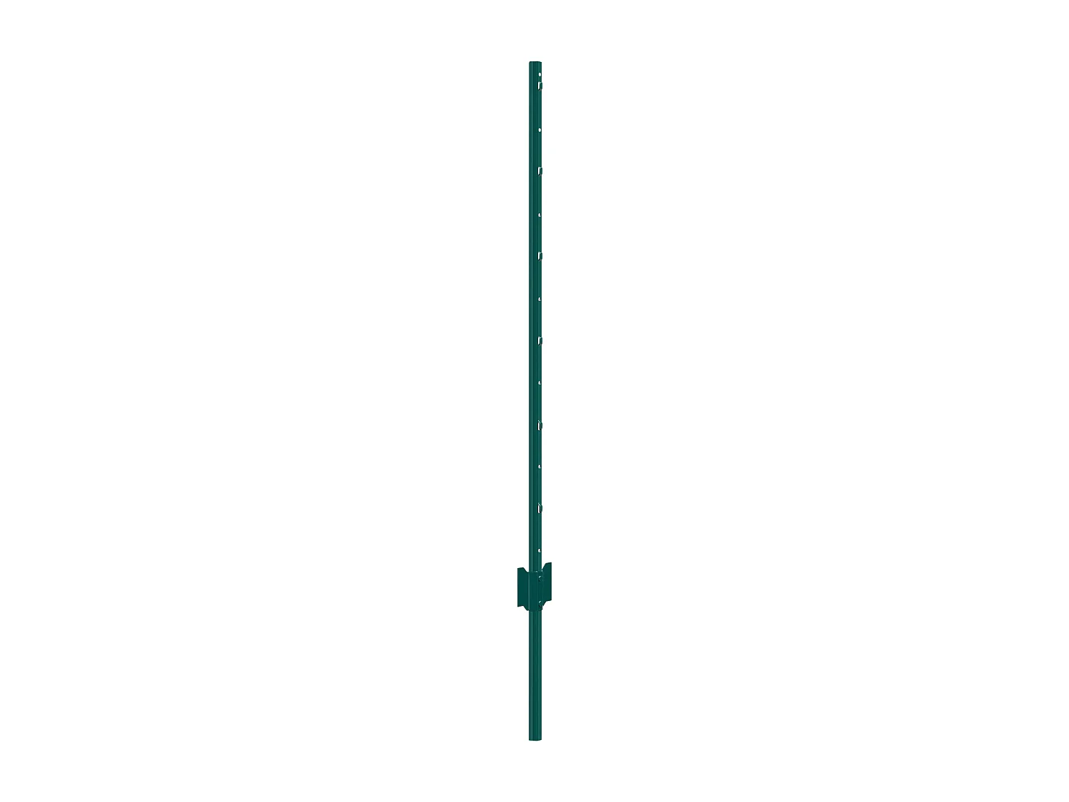 Metalen Paaltjeshek SucceBuy 121.92 cm Hek T-Palen, 10 Stuks Zware Metalen Hekpalen, Groen